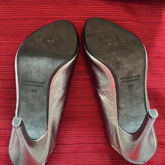 Adrienne Vittadini Pewter Slingbacks - Picture 4 of 4